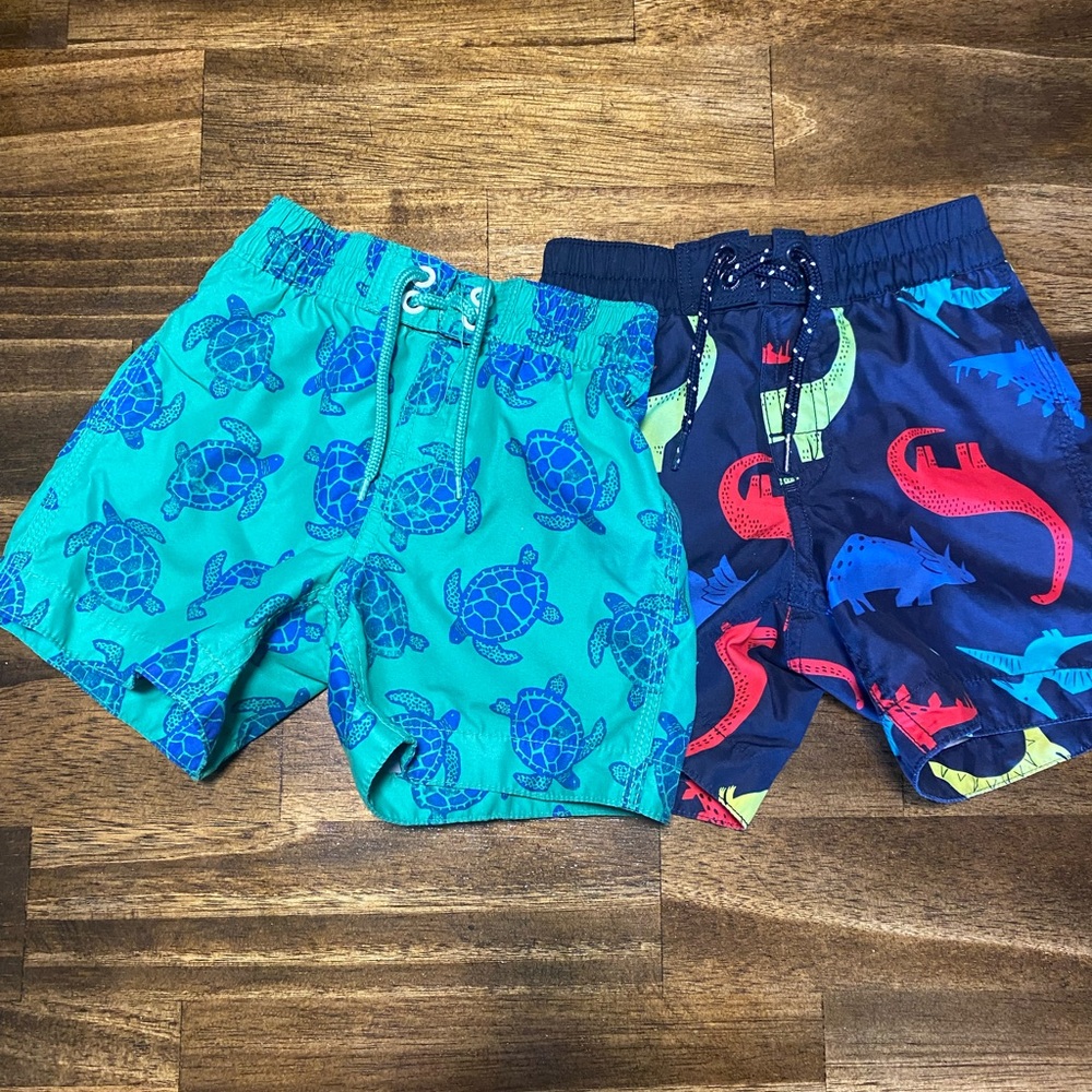 Gap Kids' Turtle and Dinosaur Swim Shorts